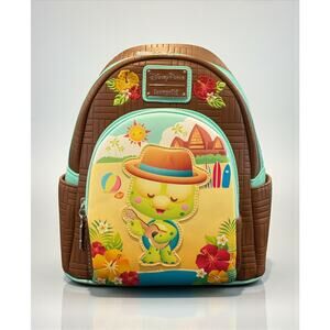 Loungefly Disney Parks OluMel Tropical Mini Backpack NWT Aulani Duffy & Friends